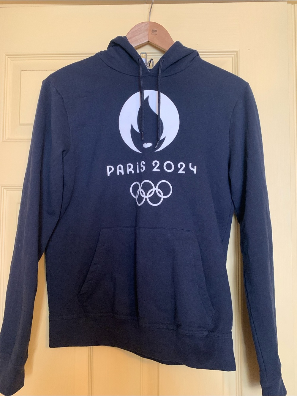Official Paris Olympics 2024 Dark Navy Blue Hoodie Sweatshirt